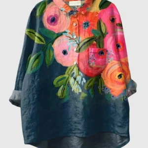 Charlotte | Modern linneskjorta