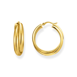 Thomas Sabo Big Hoop Earrings With Intertwined Design örhängen