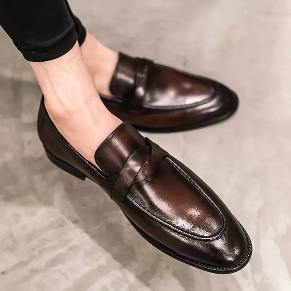 Eleganta loafers i läder - Bild 8