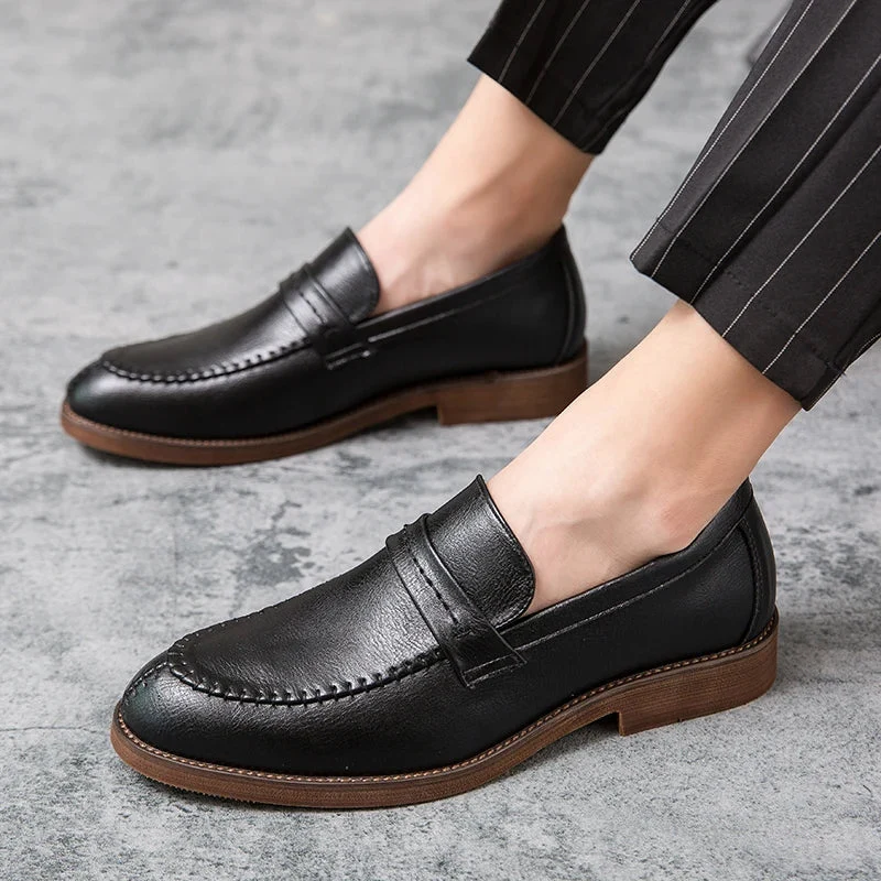 Loafers i läder - Bild 7