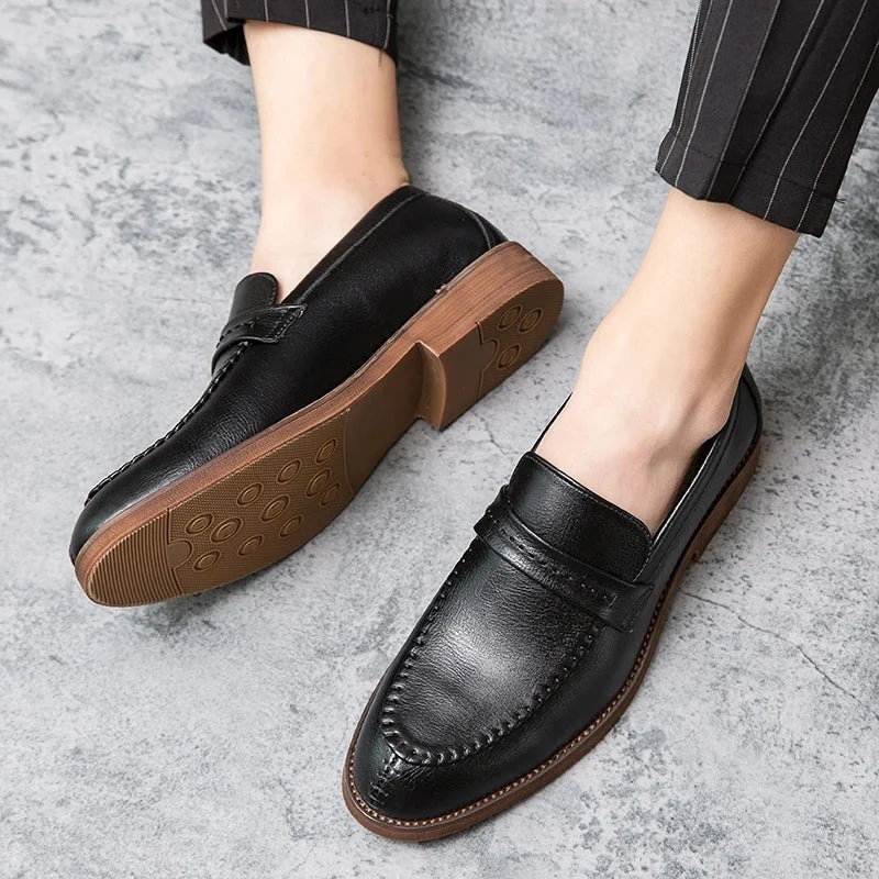 Loafers i läder - Bild 8
